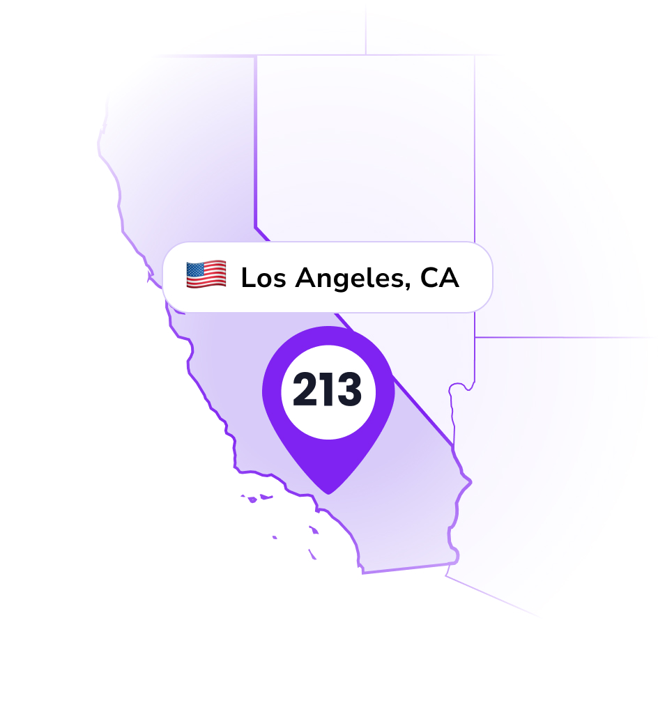 213 Area Code Location - Los Angeles, California - LinkedPhone