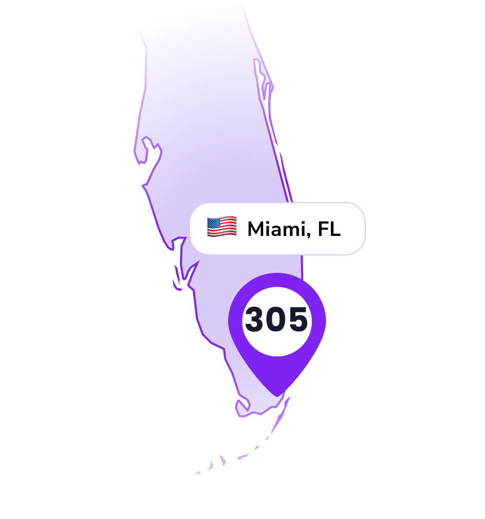 305 Area Code - Miami, FL Location - LinkedPhone
