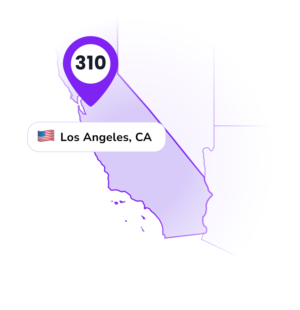 310 Area Code - Los Angeles, CA Location - LinkedPhone