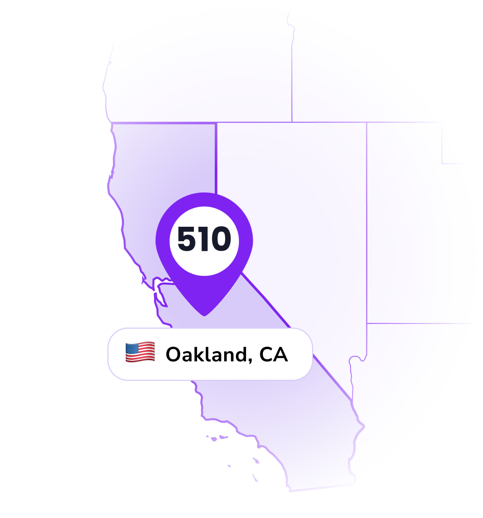 510 Area Code - Oakland, CA - Location - LinkedPhone