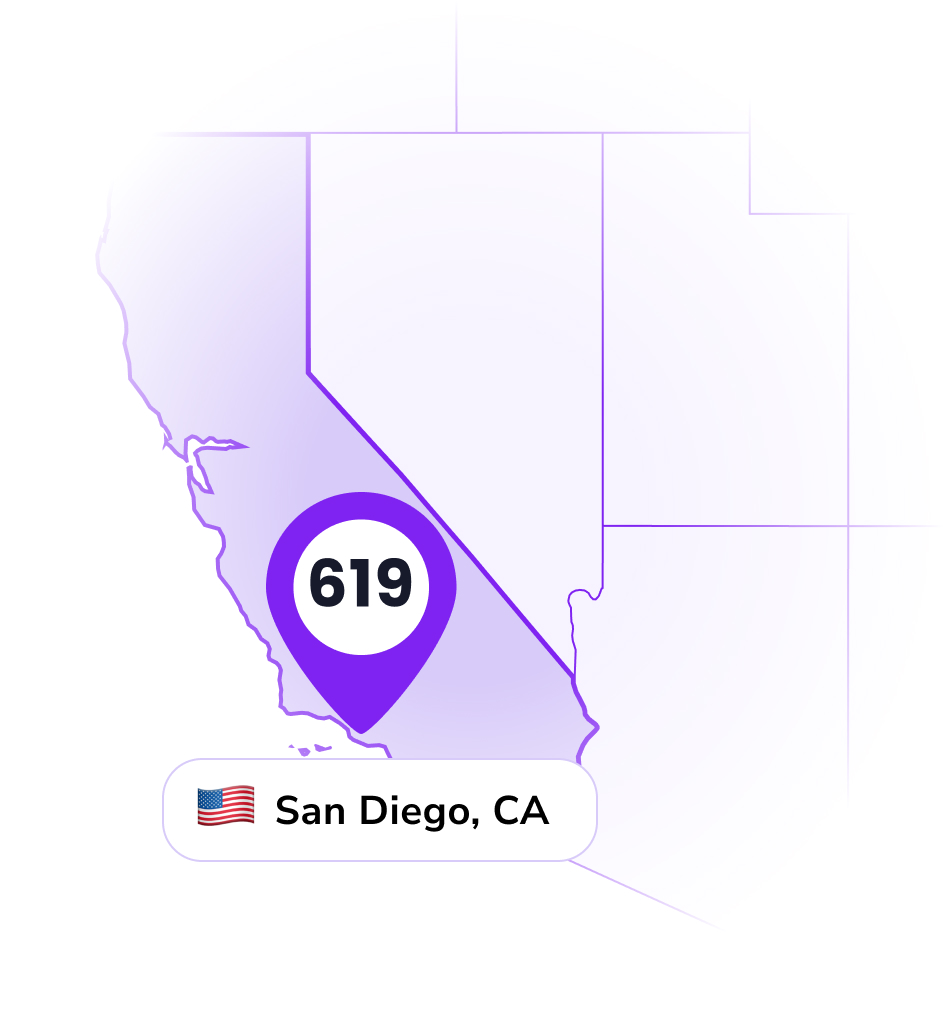 619 Area Code - San Diego, CA - Location - LinkedPhone