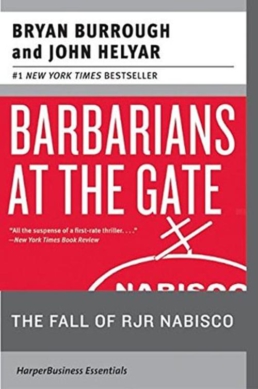 Best Entrepreneur Startup Books - Barbarians at the Gate Cover