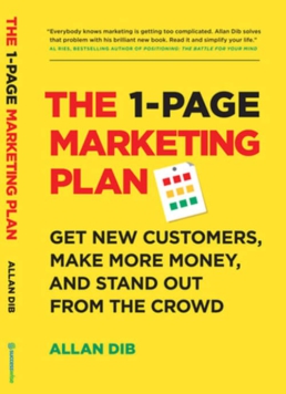 Best Entrepreneur Startup Books - 1-Page Marketing Plan Cover