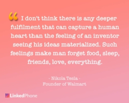 Nikola Tesla - Motivational Inspirational Quotes and Sayings
