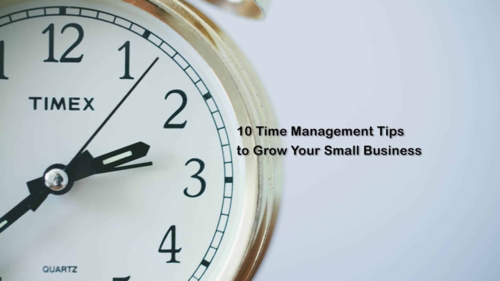Clock time management small business