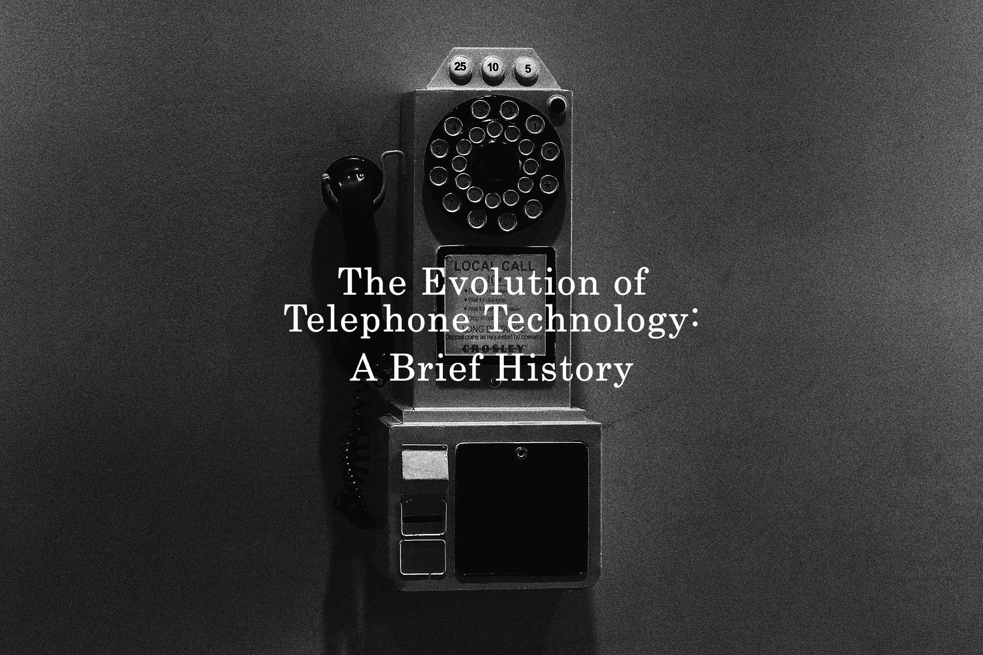 Evolution of Technology Remembers Old Rotary Dial Telephones