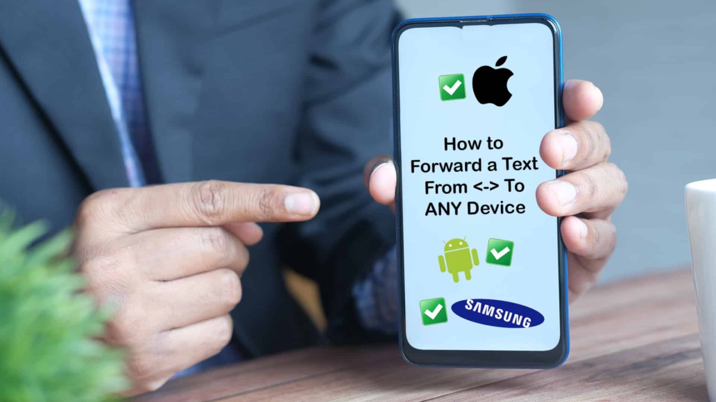 How to forward an SMS text to any device