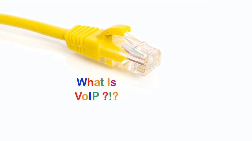 Image of Ethernet VoIP Cable with Question - What is VoIP? What Does VoIP Stand For?